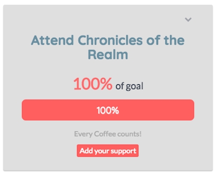 GOAL REACHED - CHRONICLES OF THE REALM 